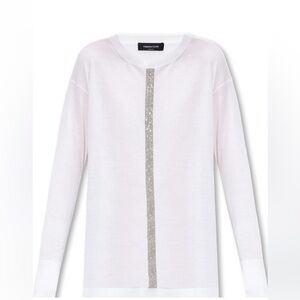 Cashmere Fabiana FILIPPI RELAXED-FITTING TOP, sweater, very elegant size xxs